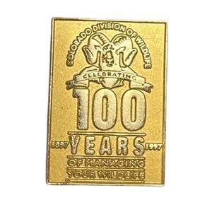 1997 Colorado Division of Wildlife 100 Years Celebratory Pin